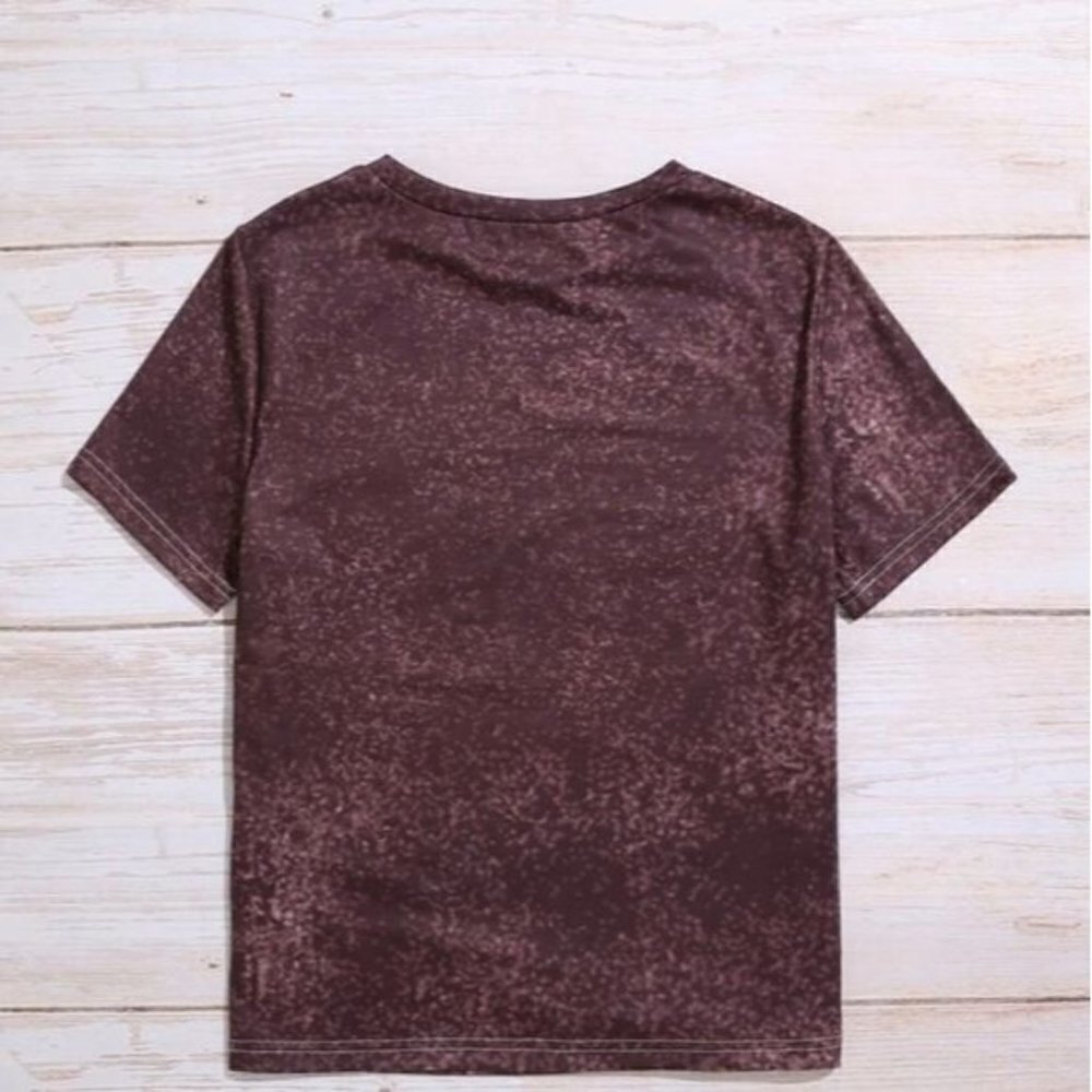 Brown Football Graphic Tee - Picture 2 of 7